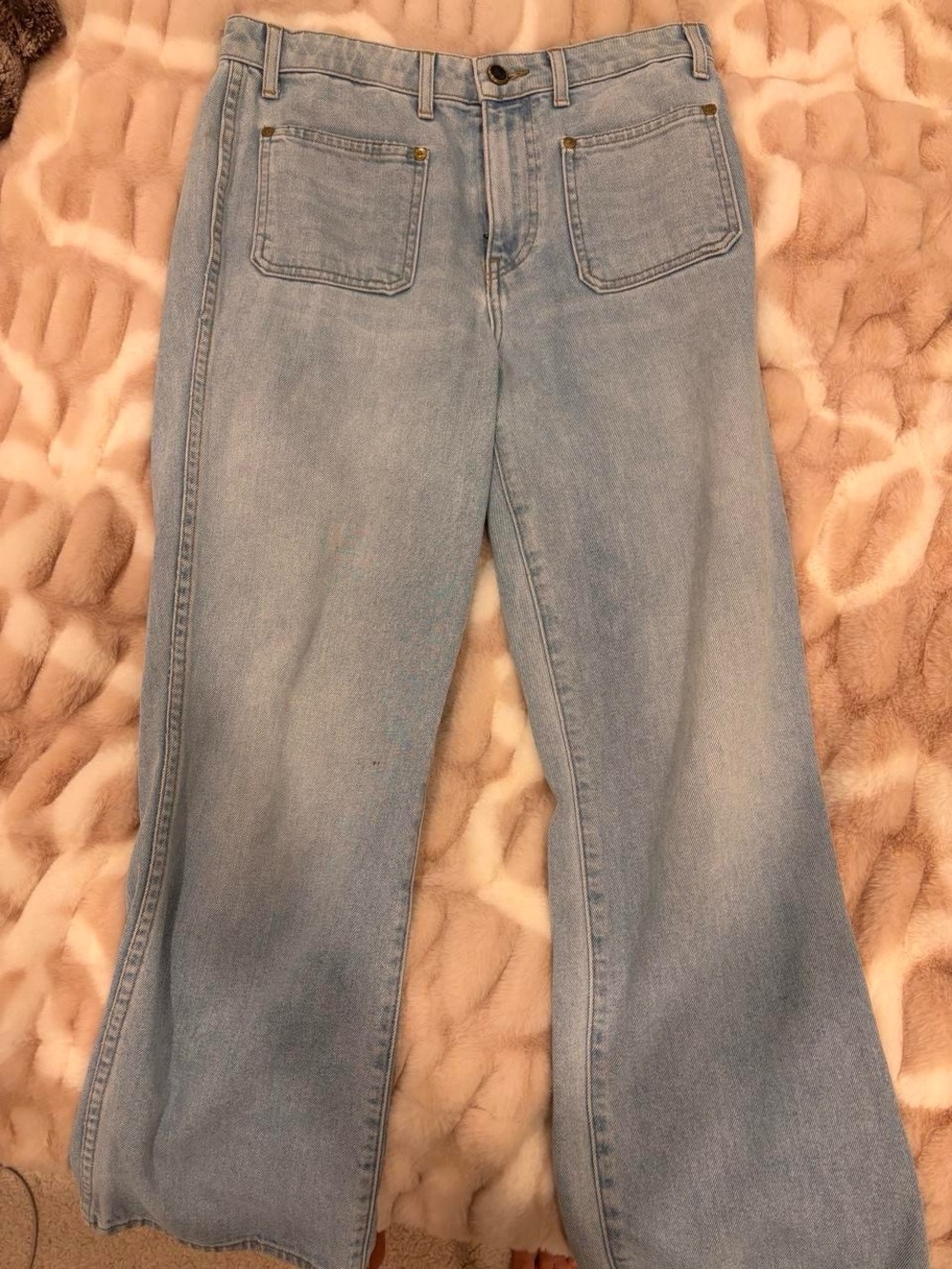 Khaite Raquel Patch Crop Jeans